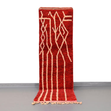 Authentic Vintage Runner Moroccan Rug 2.4 x 8.4 feet - Ettilux Home